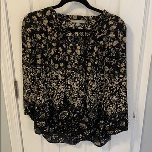 Floral print top